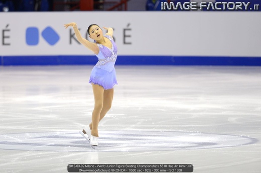 2013-03-02 Milano - World Junior Figure Skating Championships 5518 Hae Jin Kim KOR